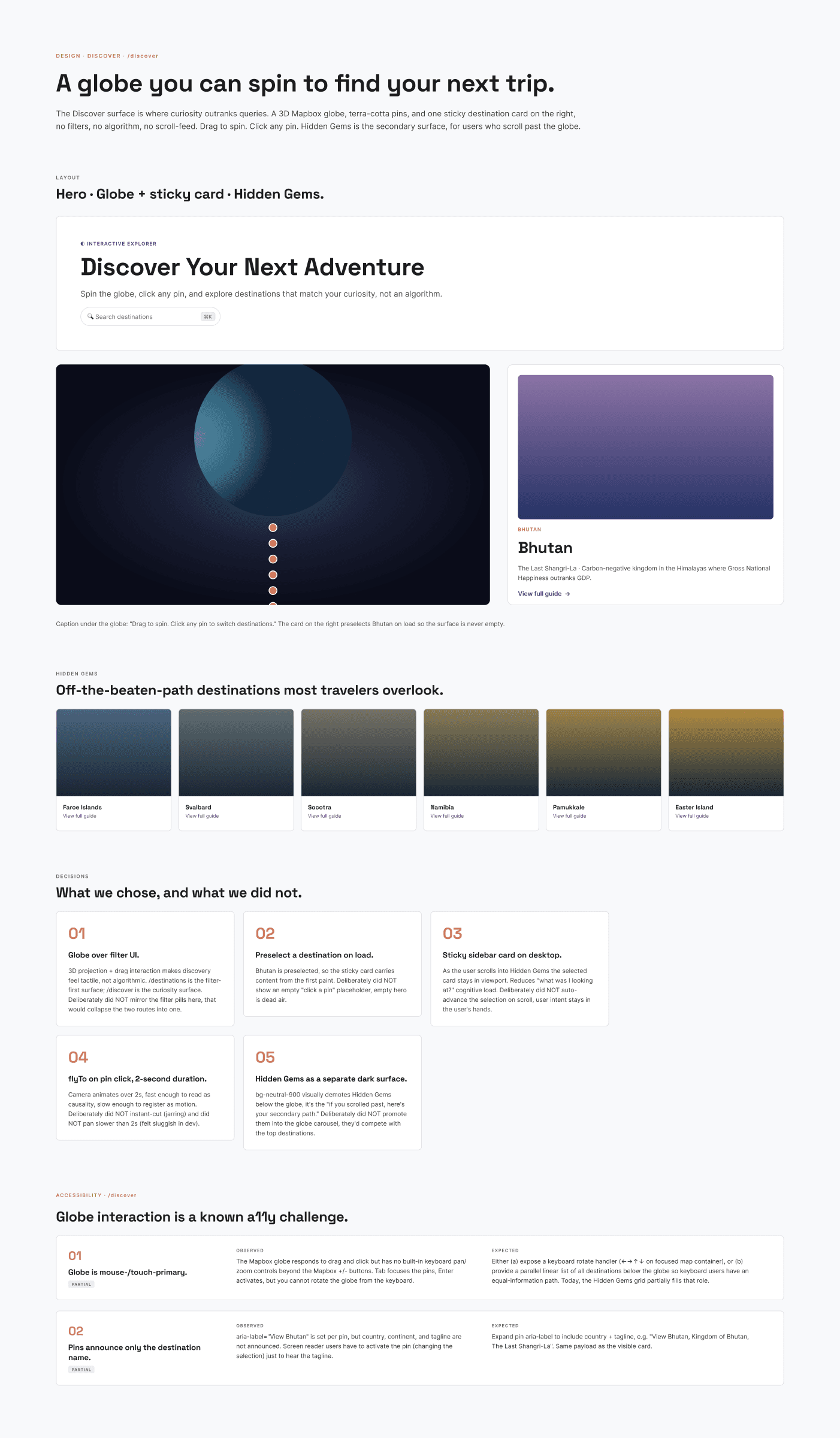 Wireframe — Globe · Discover.
