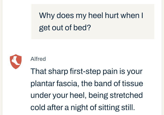 The first sentence of Alfred’s answer under the question.